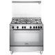 De’Longhi DGVX 96 ED2 cucina Elettrico Gas Acciaio inox A 2