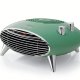 Ariete 8211 Termoventilatore da tavolo, Stufetta elettrica, 2000W, Termostato, Silenzioso, Griglia e piedi cromati, Verde 2