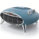 Ariete 8211 Termoventilatore da tavolo, Stufetta elettrica, 2000W, Termostato, Silenzioso, Griglia e piedi cromati, Celeste 2