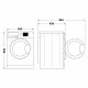 Hotpoint Lavatrice a libera installazione RSSF 624 W IT N 14