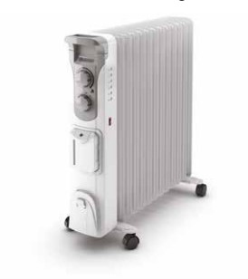 Olimpia Splendid Humi 13 Interno Bianco 2500 W Riscaldatore ambiente elettrico a olio