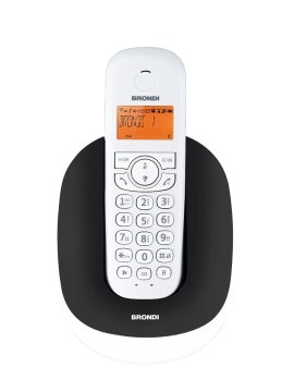 Brondi Manta Telefono DECT Identificatore di chiamata Nero, Bianco