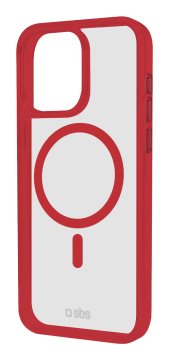 SBS TEMAGCOLIP1661PR custodia per cellulare 16 cm (6.3") Cover Rosso, Trasparente