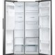 Haier SBS 90 Serie 5 HSW59F18EIMM frigorifero side-by-side Libera installazione 601 L E Platino, Acciaio inox 4