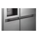 LG GSLC40PYPE Frigo Syde-by-Side, Classe E, 638L, Porte piatte, Dispenser con allaccio, Linear Cooling, Prime Silver 13