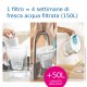 Brita Caraffa filtrante Marella bianca (2.4L) incl. 3 x filtri MAXTRA PRO All-in-1 - adatta alla porta del frigorifero con Memo digitale e coperchio ribaltabile 6