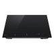 LG CBIZ2435B Piano cottura induzione 60cm, 7,4kW con limitatore, 4 zone, 1 flex, Wi-Fi 7