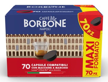 Caffè Borbone AMSNERADECISA70P capsula e cialda da caffè Capsule caffè 70 pz