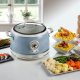 Ariete 2904 Rice Cooker - Cuociriso Elettrico con bowl in ceramica - Sushi fatto in casa - Multicooker - Linea Vintage - 3,5 L - 650 W - Celeste 9