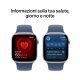 Apple Watch Series 10 Serie 10 GPS 42mm Cassa in Alluminio Color Argento con Denim Sport Band - S/M 6