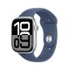 Apple Watch Series 10 Serie 10 GPS 46mm Cassa in Alluminio Color Argento con Denim Sport Band - M/L 2