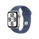 Apple Watch SE GPS 40mm Cassa in Alluminio Color Argento con Denim Sport Band - S/M 2