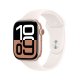 Apple Watch Series 10 Serie 10 GPS 46mm Cassa in Alluminio color Oro Rosa con Light Blush Sport Band - M/L 2