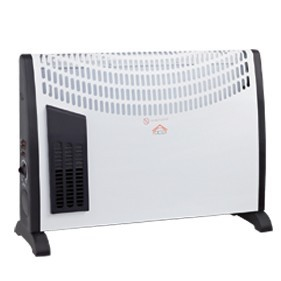 DCG Eltronic TC20T stufetta elettrica Nero, Bianco 2000 W