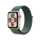 Apple Watch SE GPS 40mm Cassa Alluminio Galassia con Verde Lago Sport Loop 2