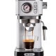 Ariete 1381 Macchina da caffè con manometro, compatibile con caffè in polvere e cialde ESE, 1300 W, Capacità 1,1 L, 15 bar di pressione, Filtro ½ tazze, Dispositivo Cappuccino, Bianco 2