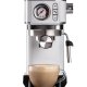 Ariete 1381 Macchina da caffè con manometro, compatibile con caffè in polvere e cialde ESE, 1300 W, Capacità 1,1 L, 15 bar di pressione, Filtro ½ tazze, Dispositivo Cappuccino, Bianco 4