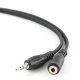 Gembird 1.5 m, 3.5mm/3.5mm, M/F cavo audio 1,5 m Nero 2