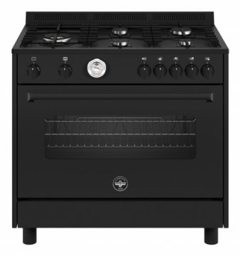 Bertazzoni La Germania Americana AMN965GTN24 cucina Elettrico/Gas Gas Nero A+