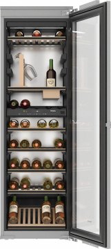 Miele KWT 6722 IS Cantinetta vino con compressore Da incasso Nero 80 bottiglia/bottiglie