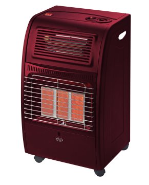 Argoclima SOL RED TURBO stufa Libera installazione Elettrico, GPL Rosso