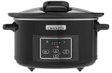 Crock-Pot CSC052X pentola a cottura lenta 4,7 L Nero, Argento