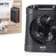 Imetec Silent Power Comfort, termoventilatore silenzioso e compatto, stufetta elettrica, 2100 w, 4 funzioni, termostato ambiente e di sicurezza, funzione antigelo, maniglia 3