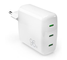 CARICABATT.RETE 3USB-C 96W BIANCO