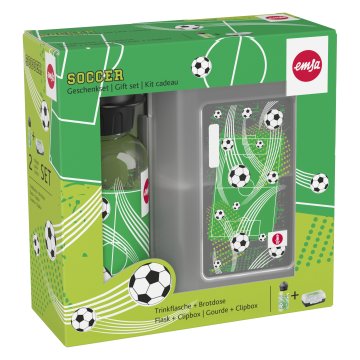 EMSA Bimbo-Set Regalo con Borraccia e Variabolo Soccer