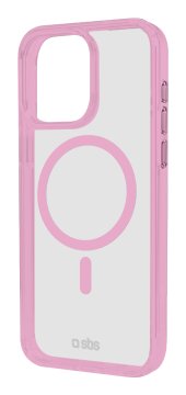 SBS TEMAGCOLIP1667PP custodia per cellulare 17,5 cm (6.9") Cover Rosa, Trasparente