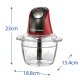 Russell Hobbs 27130-56 tritaverdure elettrico 0,5 L 200 W Nero, Rosso, Trasparente 8