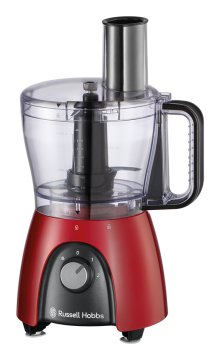 Russell Hobbs 27110-56 robot da cucina 600 W 2,3 L Nero, Rosso, Trasparente