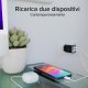 CARICABATT.RETE LCD GAN 30W 1USB-C + 1USB-A NERO 8