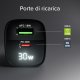 CARICABATT.RETE LCD GAN 30W 1USB-C + 1USB-A NERO 10