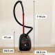 Bosch Serie 4 BGB41POW1 aspirapolvere a traino 4 L Secco 850 W Sacchetto per la polvere 7