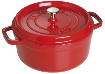 STAUB  Cocotte CHE 26cm  colore  ciliegia 5.5lt.