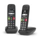 Gigaset E290 Duo Telefono analogico/DECT Identificatore di chiamata Nero 2