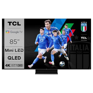 TCL C80 Serie Smart TV Mini LED 4K 85" 85C805, 144Hz, audio Onkyo, Dolby Vision IQ, Google TV