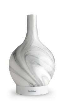 Innoliving INN-773W diffusore di aromi Vaso Vetro, Plastica Bianco