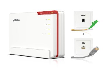 FRITZ!Box 5690 Pro International router wireless 2.5 Gigabit Ethernet Tri-band (2,4 GHz/5 GHz/6 GHz) Bianco