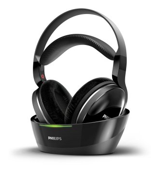 Philips SHD8850/12 cuffia e auricolare Cuffie Wireless A Padiglione MUSICA Nero