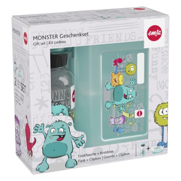 EMSA Bimbo-Set Regalo con Borraccia e Variabolo Monster