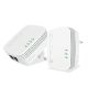 Strong POWERLWF600DUOMINI adattatore di rete PowerLine 600 Mbit/s Collegamento ethernet LAN Wi-Fi Bianco 2 pz 2