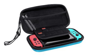 Trust GXT 1248S Custodia rigida Nintendo Nero, Blu, Rosso