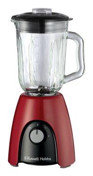 Russell Hobbs 27120-56 frullatore 1,5 L Frullatore da tavolo 650 W Nero, Rosso, Trasparente