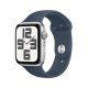 Apple Watch SE GPS Cassa 44mm in Alluminio Argento con Cinturino Sport Blu Tempesta - S/M 2