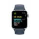 Apple Watch SE GPS Cassa 44mm in Alluminio Argento con Cinturino Sport Blu Tempesta - S/M 7