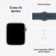 Apple Watch SE GPS Cassa 44mm in Alluminio Argento con Cinturino Sport Blu Tempesta - S/M 9