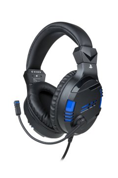 Bigben Interactive PS4OFHEADSETV3 cuffia e auricolare Cablato A Padiglione Giocare Nero, Blu