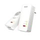 FRITZ!Powerline 1260 WLAN Set 1200 Mbit/s Collegamento ethernet LAN Wi-Fi Bianco 2 pz 2